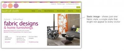 Optimise your website like Bolt of Cloth with Zeald
